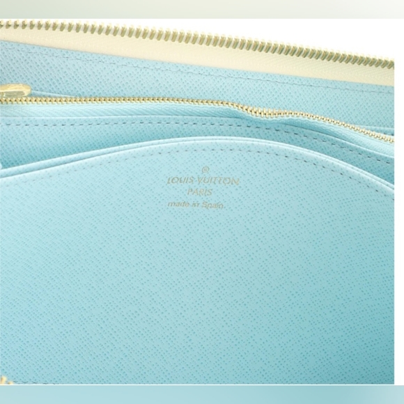 Mint Cond RFID Mic Louis Vuitton By the Pool Blue Large Zippy Wallet. Full Set - Picture 4 of 17